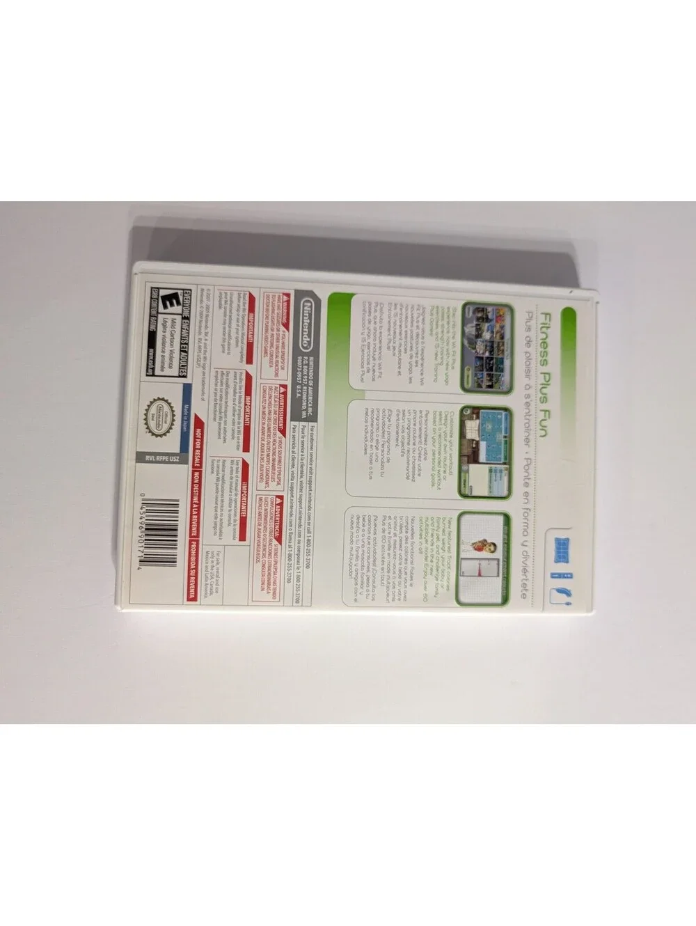 Nintendo Wii Fit Plus (Nintendo Wii) Complete w/ Case, Manual, Disc E NTSC-U/C